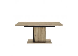 CRACK - Table rectangulaire avec allonge de 45cm