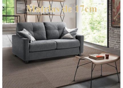 RAPIDO SALENTO - Couchage de 120 avec Matelas de 17cm en Tissu