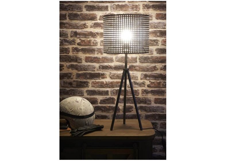 LV1890 - Lampe atelier Abat-Jour Métal H.73cm