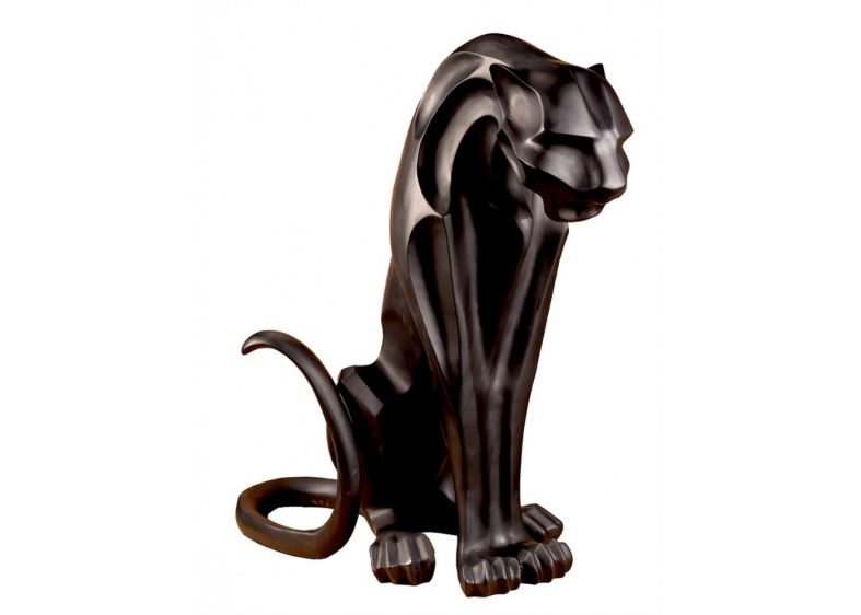 TH34 - Sculpture SHIVA Noir H.45cm