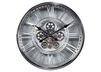 19K073 - Horloge à Engrenage D.55cm