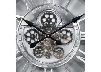 19K073 - Horloge à Engrenage D.55cm