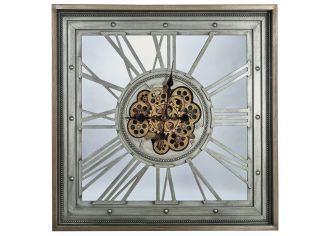 18K014 - Horloge à engrenage 80x80cm