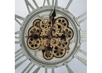 18K014 - Horloge à engrenage 80x80cm