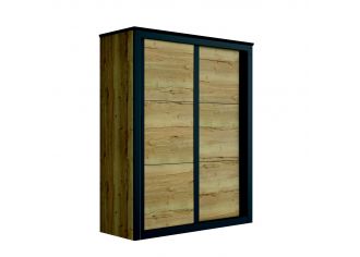 EPSILON - Armoire 2 Portes Coulissante Miroir