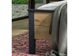 EPSILON - Armoire 2 Portes Coulissante Miroir