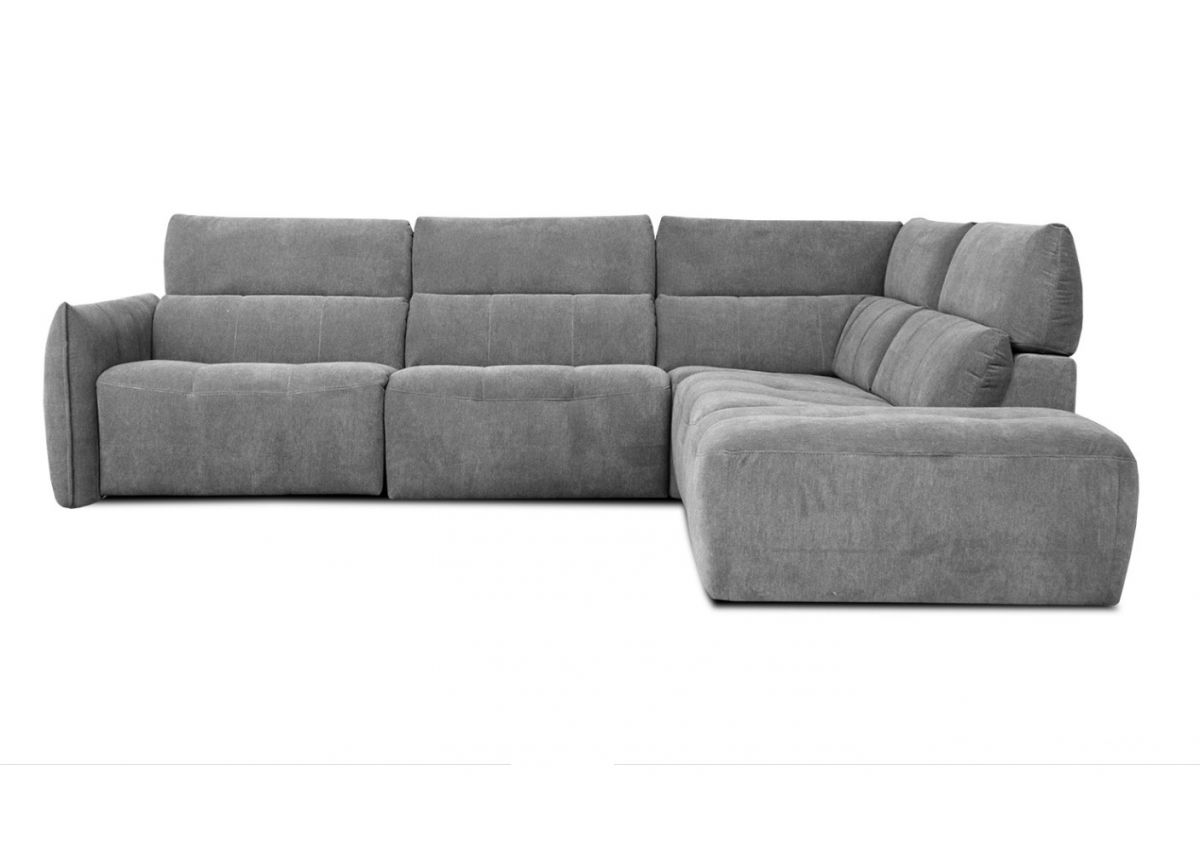 COOPER - Canapé 3 Places Relax Electrique en Tissu COOPER - Canapé 3 Places Relax Electrique en Tissu