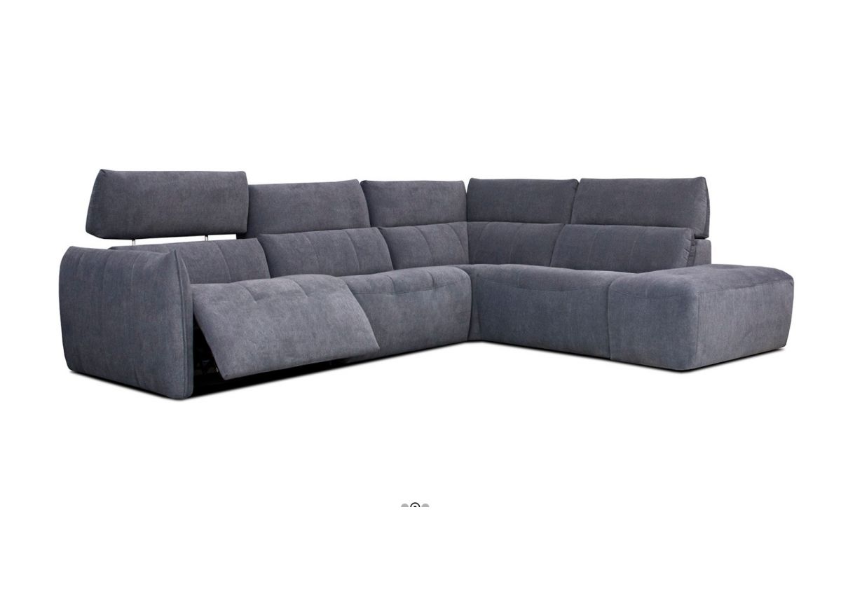 COOPER - Canapé 3 Places Relax Electrique en Tissu COOPER - Canapé 3 Places Relax Electrique en Tissu