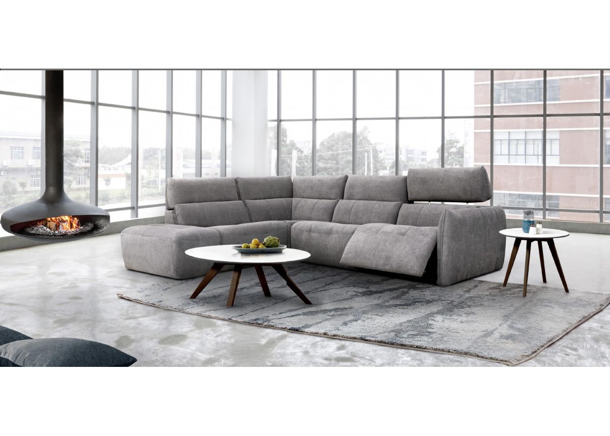 vCOOPER - Canapé 3 Places Relax Electrique en Tissu vCOOPER - Canapé 3 Places Relax Electrique en Tissu