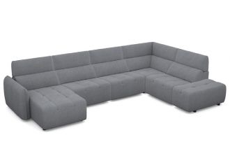 COOPER - Canapé 3 Places Relax Electrique en Tissu COOPER - Canapé 3 Places Relax Electrique en Tissu