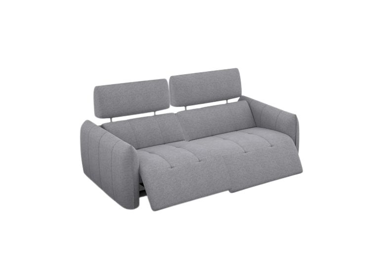 COOPER - Canapé 3 Places Relax Electrique en Tissu COOPER - Canapé 3 Places Relax Electrique en Tissu