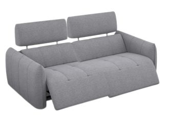COOPER - Canapé 3 Places Relax Electrique en Tissu COOPER - Canapé 3 Places Relax Electrique en Tissu
