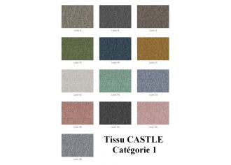 JORDAN - Fauteuil Fixe en Tissu