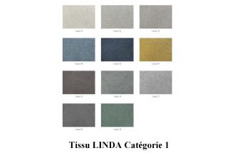 JORDAN - Fauteuil Fixe en Tissu