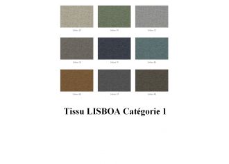 JORDAN - Fauteuil Fixe en Tissu