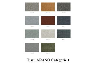 JORDAN - Fauteuil Fixe en Tissu