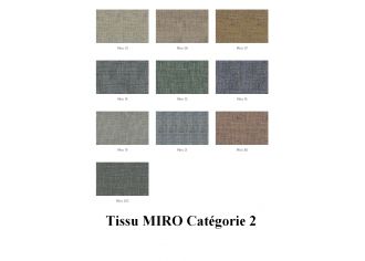 JORDAN - Fauteuil Fixe en Tissu