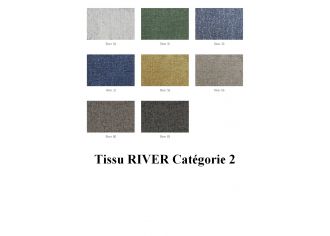 JORDAN - Fauteuil Fixe en Tissu