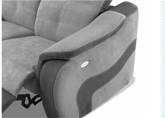 BOSTON - Fauteuil Relax Electrique en Tissu