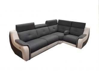 MONACO - Canapé 3 places Relax Electrique en Cuir MONACO - Canapé 3 places Relax Electrique en Cuir