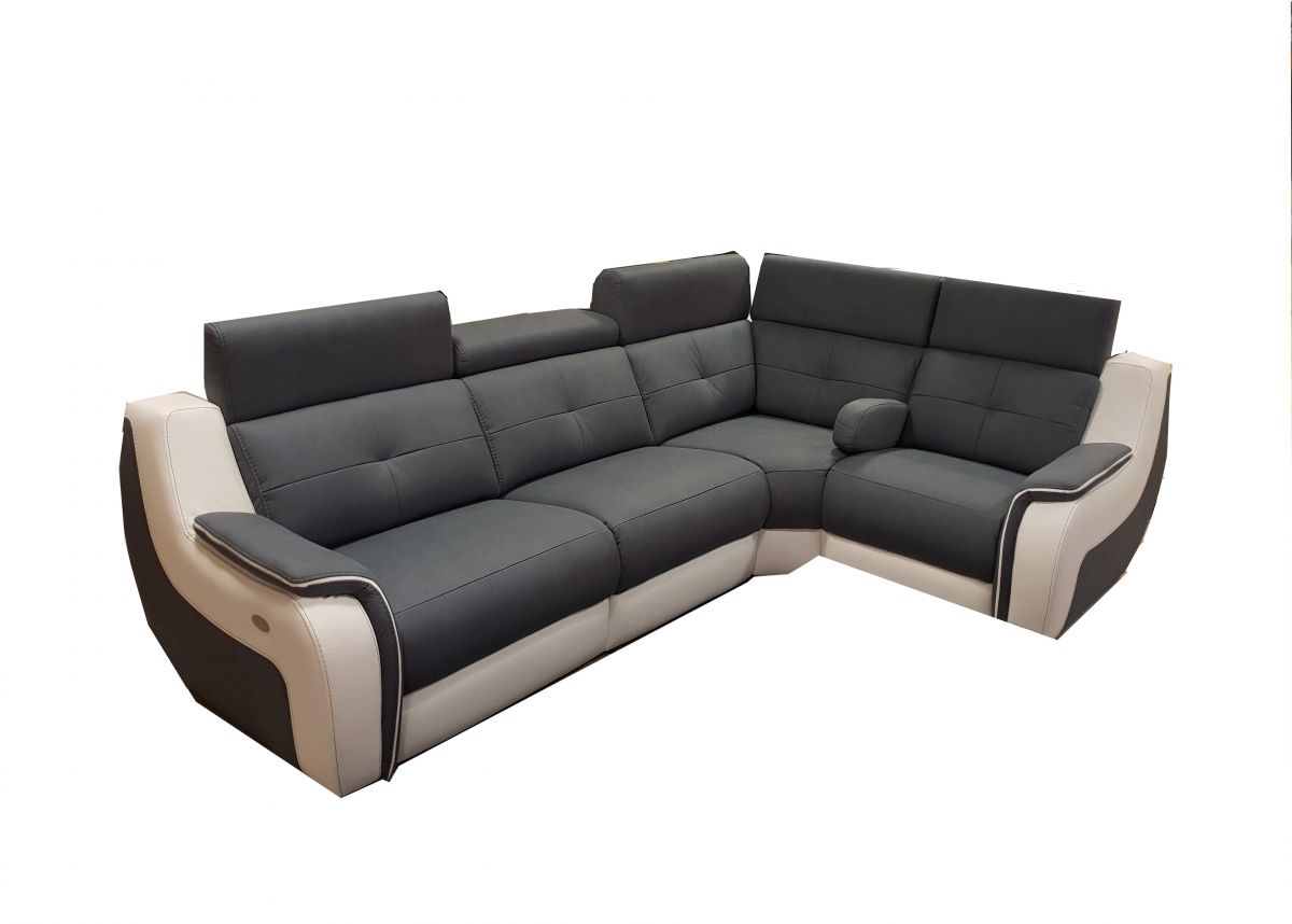 MONACO - Canapé 3 places Relax Electrique en Cuir MONACO - Canapé 3 places Relax Electrique en Cuir