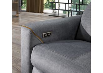 VERONE - Canapé 3 Places Relax Electrique en Cuir