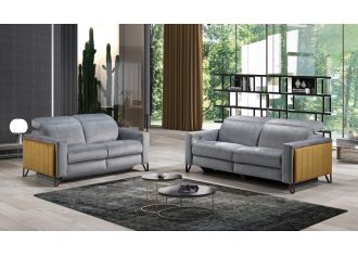 VERONE - Canapé 3 Places Relax Electrique en Cuir