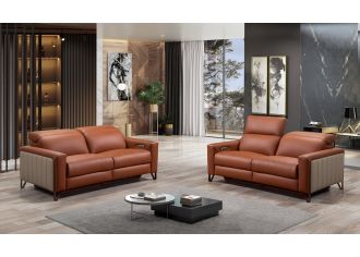 VERONE - Canapé 3 Places Relax Electrique en Cuir