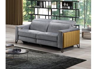 VERONE - Canapé 3 Places Relax Electrique en Cuir