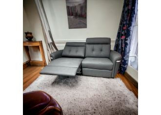 ST REMO - Canapé 3 places Relax Electrique en Tissu