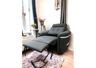 ST REMO - Fauteuil Relax Electrique en Cuir