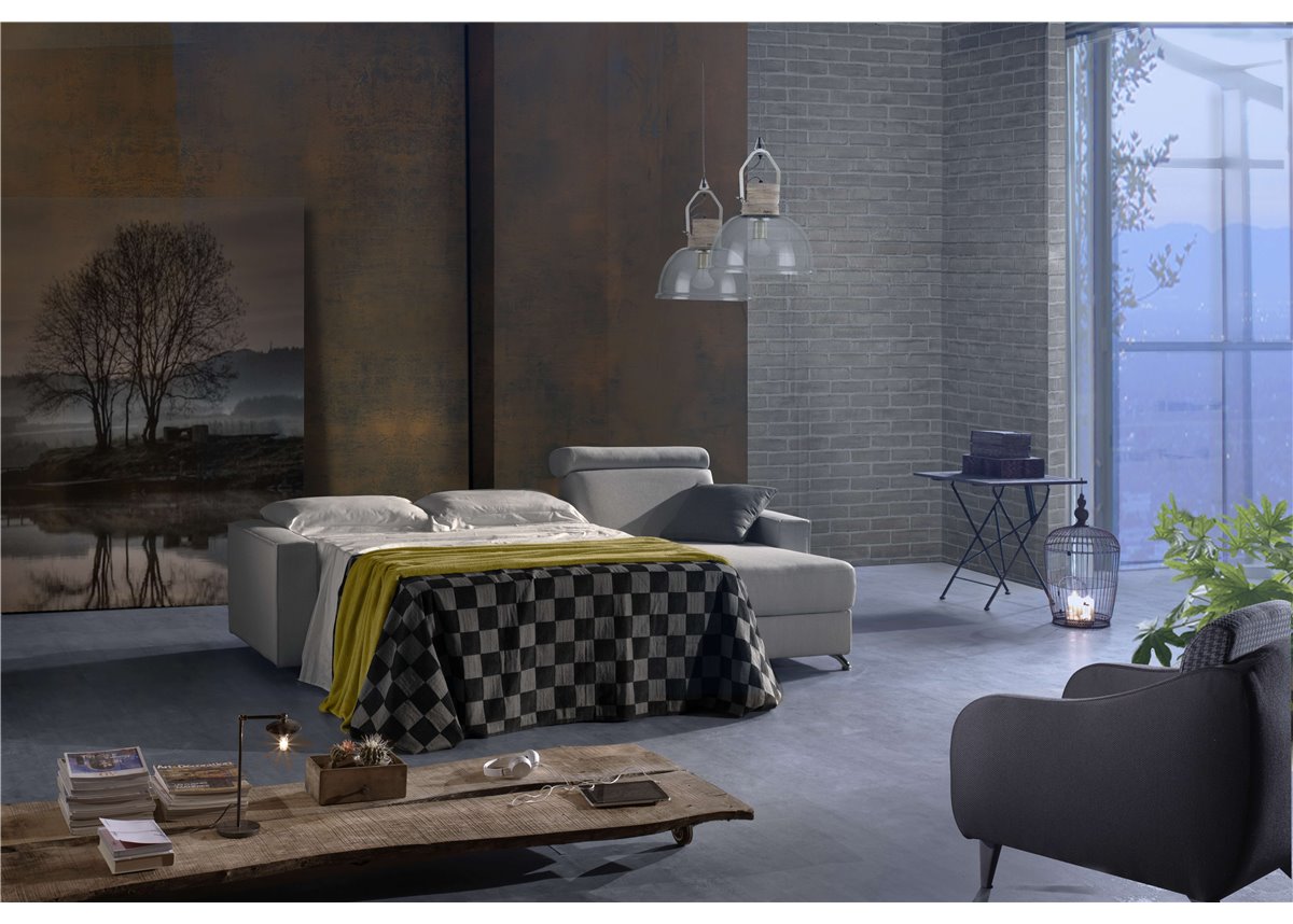 RAPIDO D'ANGLE VENISE - Couchage de 140cm avec matelas de 17cm RAPIDO D'ANGLE VENISE - Couchage de 140cm avec matelas de 17cm